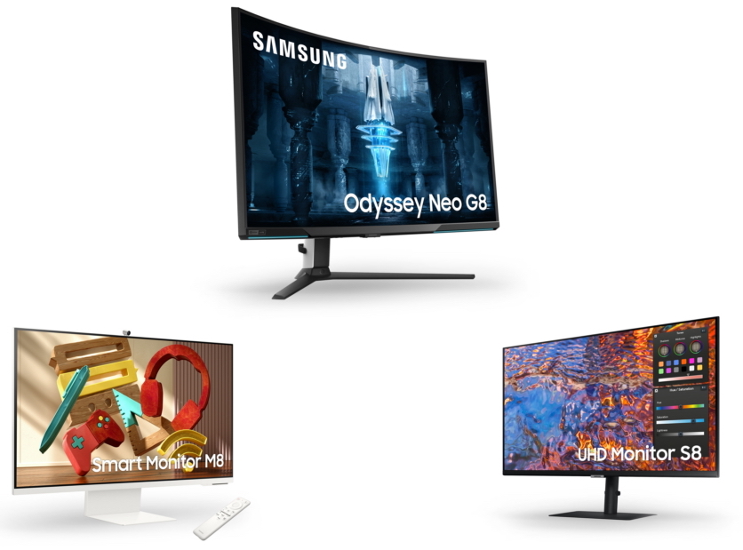 Samsung exhibits at CES 2022 its new generation of monitors