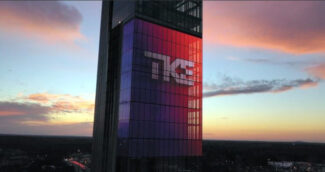 Nanolumens CLRVU en TK Elevators