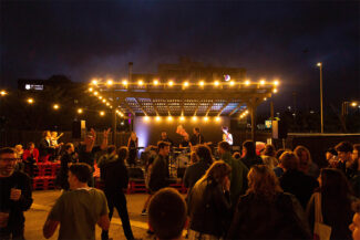 Magnetron Sennheiser en Future Yard Liverpool