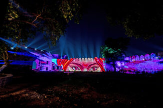 Digital Projectionen Jhansi Fort India