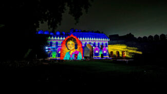 Digital Projectionen Jhansi Fort India