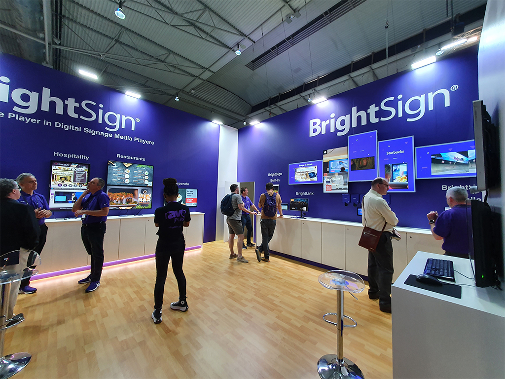 BrightSign showcases the full range of players for digital signage at ISE
