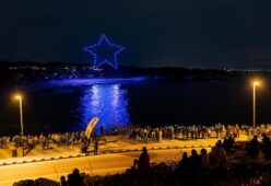 群れドローンアート