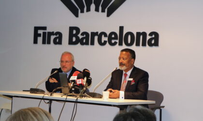 Constantí Serrallonga y Mike Blackman en ISE 2022