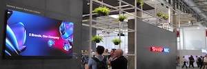 Sharp NEC Display Solutions debuta en ISE 2022 con una pantalla Led de 108”