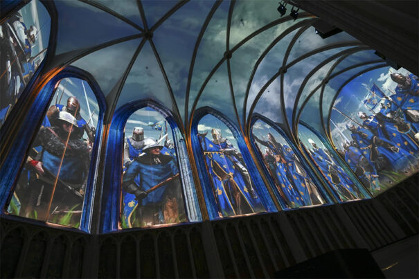 Barco en la Batalla de Golden Spurs