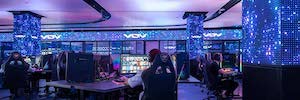Daktronics crea un entorno inmersivo Led en VOV The Zone de E-Games