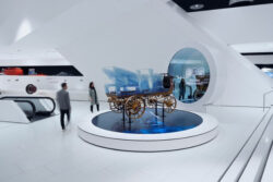 Leyard en museo Porsche