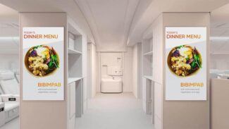 AERQ Aerena Cabin Digital Signage