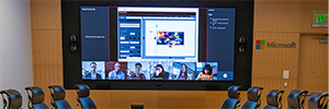 Planar Helps Microsoft Envision to Create Hybrid Meeting Rooms