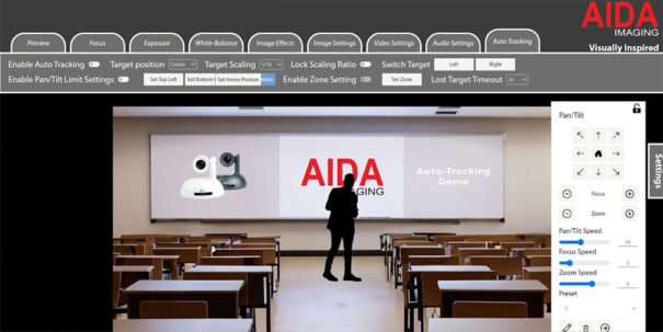 Aida con Auto Tracking