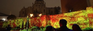 Ezequiel Nobili illuminated his work for Luz Madrid 2023 with Epson projection