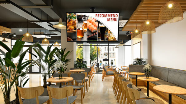 Sony Signagelive restaurante