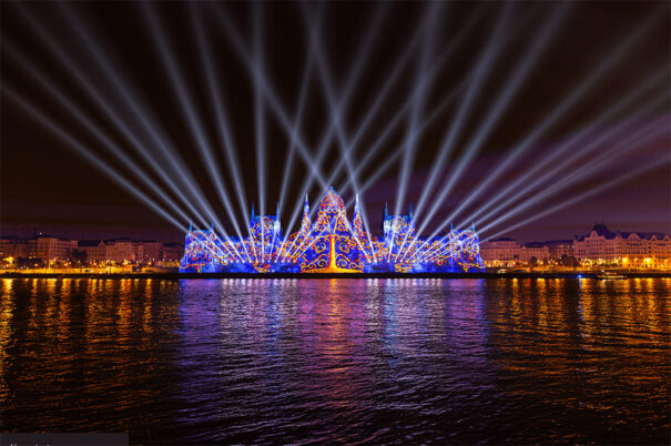 Lightware Visual Europe videomapping Budapest