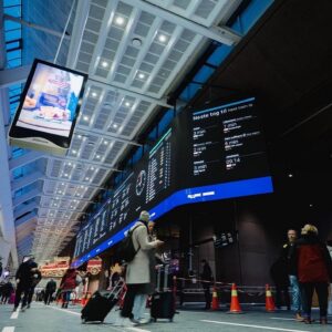 Bane NOR ZetaDisplay Estacion Central Oslo