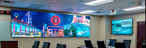La tecnología Led de Planar ayuda a actualizar el centro de emergencias de Arlington
