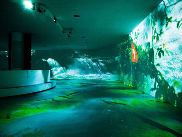 Rhyality inmersive art hall WSDG Holophonix