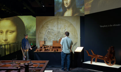 The Lume Melbourne Encircled Leonardo da Vinci