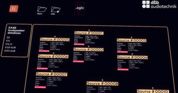 db audio ArrayCalc AMG EASE