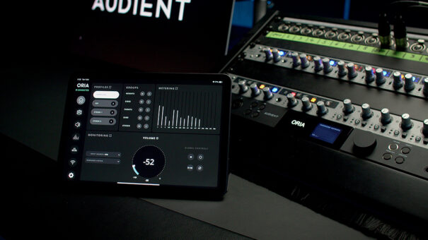 Audient ORIA iPad Remote y Dante Card