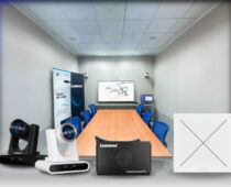 Lumens y Sennheiser sala reunión