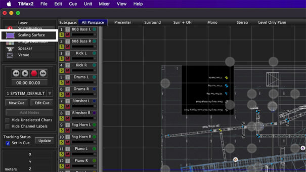 TiMax Scaling Surfaces para SoundHub