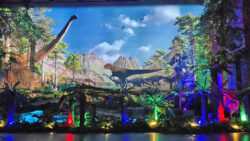 Christie en museo paleontologico Chaoyang