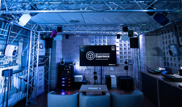 Audio-Technica showroom Madrid Dolby Atmos