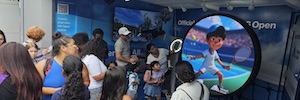CDS fomentó la interacción en el US Open con su pantalla Led CircleVUE