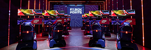 Disguise impulsa la nueva experiencia inmersiva de carreras F1 Box