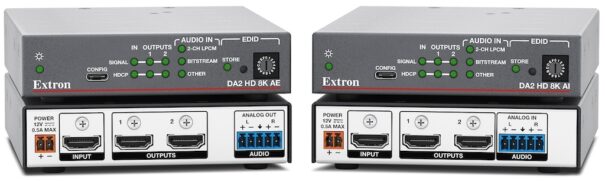 Extron DA2 HD 8K AE and AI