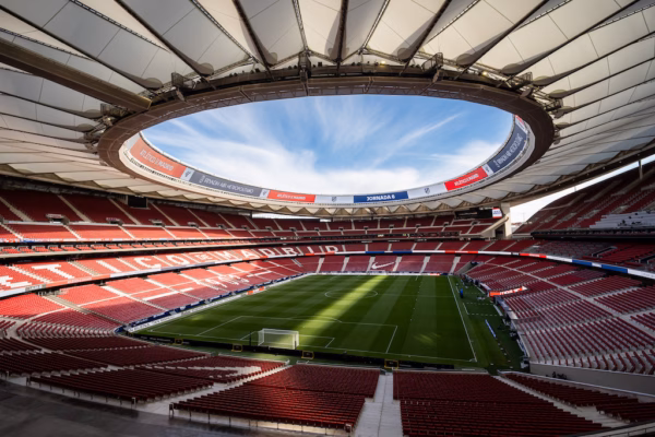 Sky Ribbon: insignia Led del Atlético de Madrid y LG en la nueva era digital de los estadios