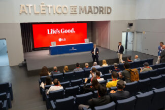 LG Atletico de Madrid sala prensa