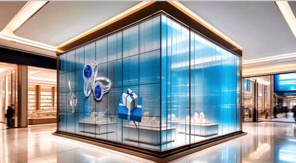 Traulux by Charmex 以其透明 Led 屏幕重新定义了零售业