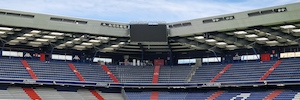 INFiLED transforma el estadio Michel d’Ornano con sus paneles Led ORMV P7.8