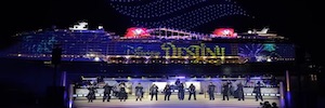 Tecnología de VYV permite el primer mapping en movimiento sobre un crucero: el Disney Destiny cobra vida