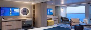 Star of the seas zarpa con 6.000 pantallas de digital signage y TV hotel de Samsung