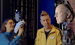 Rostro animatrónico con proyección (Disney Imagineering)