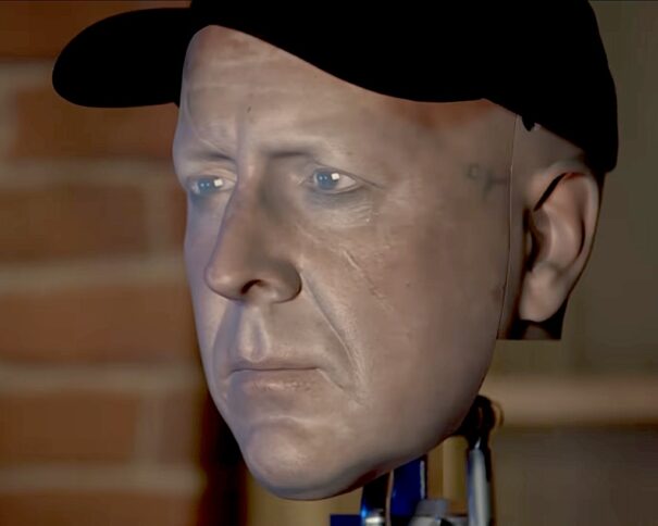 Rostro animatrónico con proyección (Disney Imagineering)