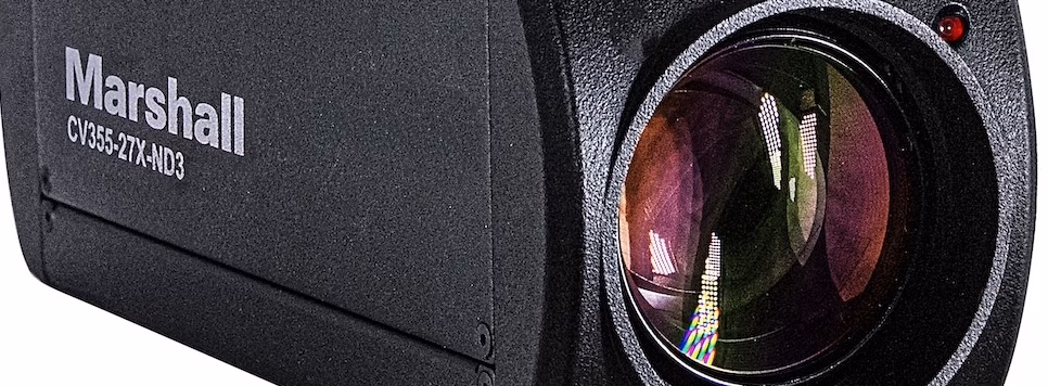 Marshall exhibirá en ISE la nueva cámara CV355-27X-ND3 con zoom óptico e integración con NDI