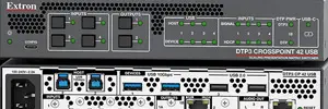Extron estrena el DTP3 CrossPoint 42 USB: conmutación matricial 4K para entornos UC