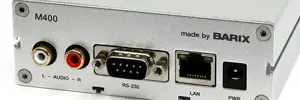 Barix abre el MultiCoder M400 a nuevas rutas IP con SRT y RIST