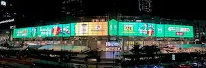 La pantalla LED transparente más grande de Asia brilla en Central World (Tailandia) con Unilumin