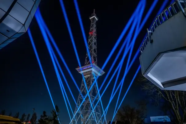 Iluminación con Robe de la Torre de la Radio en Berlín