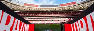 Las pantallas LED de LG se consolidan en los grandes recintos deportivos: Riyadh Air Metropolitano y Roig Arena