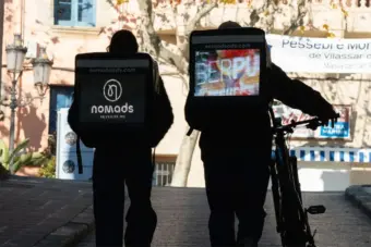 Nomads Rider Mochila Repartidor Led 2